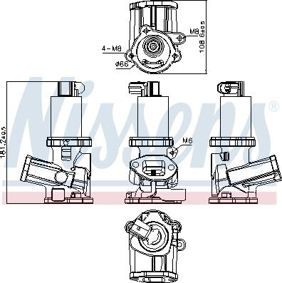 Nissens 98210 - EGR Valve onlydrive.pro