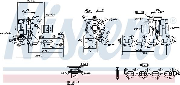 Nissens 93460 - Kompressor,ülelaadimine onlydrive.pro