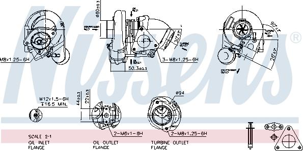 Nissens 93058 - Kompressor,ülelaadimine onlydrive.pro