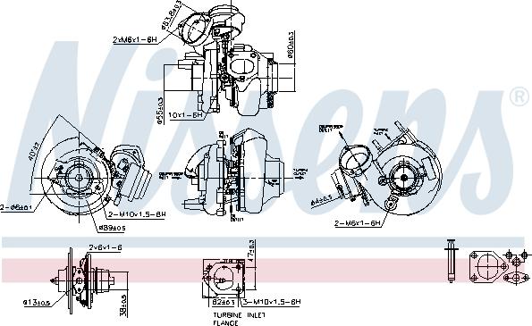 Nissens 93144 - Турбина, компрессор onlydrive.pro