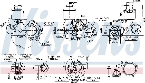 Nissens 93110 - Турбина, компрессор onlydrive.pro