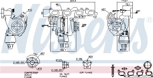 Nissens 93285 - Kompresorius, įkrovimo sistema onlydrive.pro