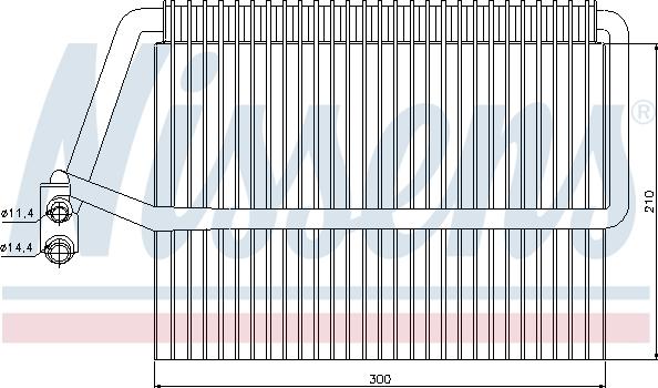 Nissens 92162 - Iztvaikotājs, Gaisa kondicionēšanas sistēma onlydrive.pro