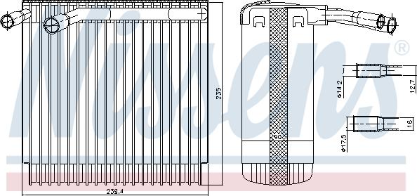 Nissens 92129 - Испаритель, кондиционер onlydrive.pro