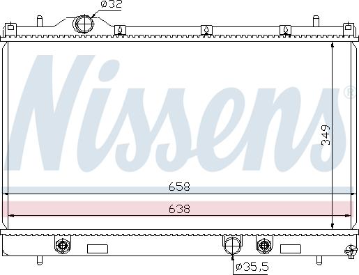 Nissens 69209 - Radiator, engine cooling onlydrive.pro