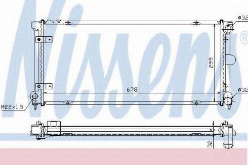 Nissens 64004A - Radiator, engine cooling onlydrive.pro