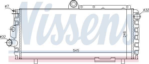 Nissens 60010 - Radiator, engine cooling onlydrive.pro