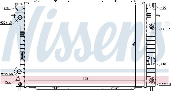 Nissens 63075 - Radiator, engine cooling onlydrive.pro