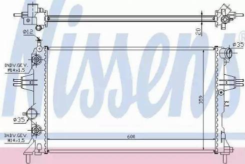 Nissens 63246A - Radiator, engine cooling onlydrive.pro