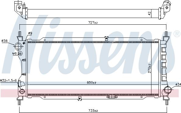 Nissens 63286A - Radiator, engine cooling onlydrive.pro