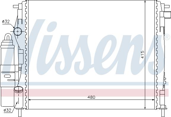 Nissens 63773 - Cooler Module onlydrive.pro