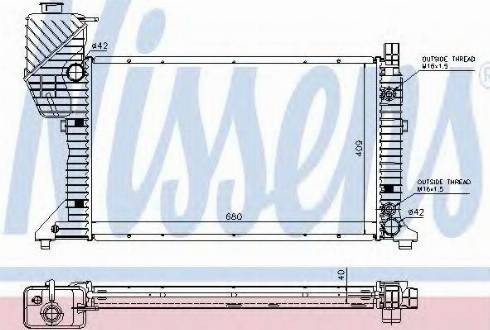 Nissens 62686 - Radiaator,mootorijahutus onlydrive.pro