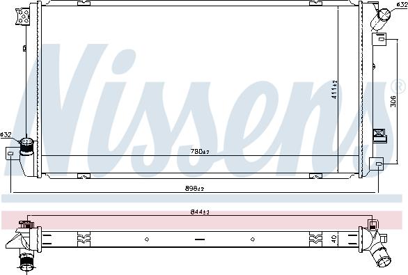 Nissens 67287 - Radiaator,mootorijahutus onlydrive.pro