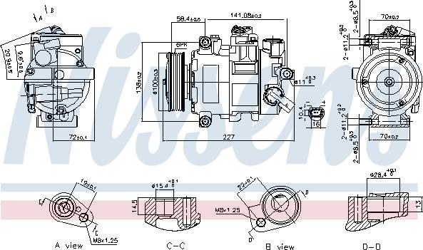 Nissens 89415 - Kompressor,kliimaseade onlydrive.pro