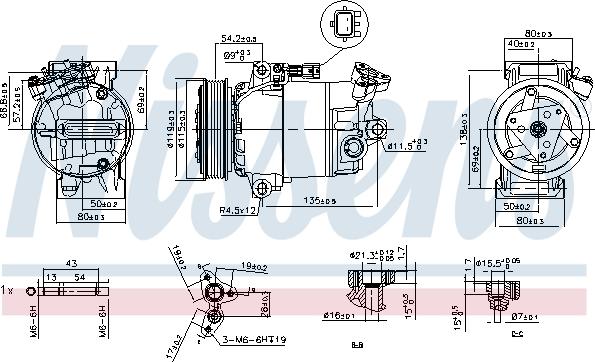 Nissens 89608 - Kompressor,kliimaseade onlydrive.pro