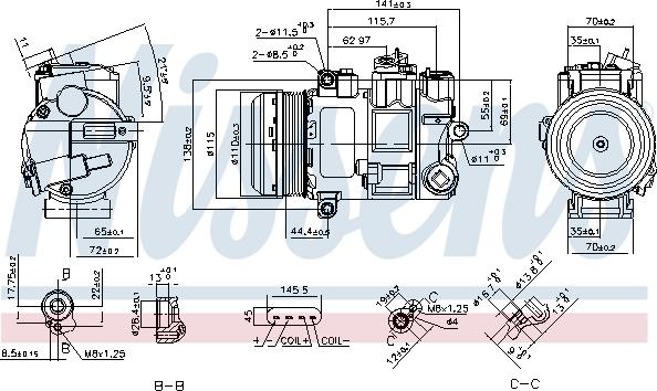 Nissens 890696 - Kompressor,kliimaseade onlydrive.pro