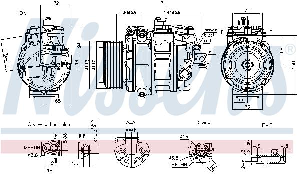 Nissens 890060 - Kompressor,kliimaseade onlydrive.pro