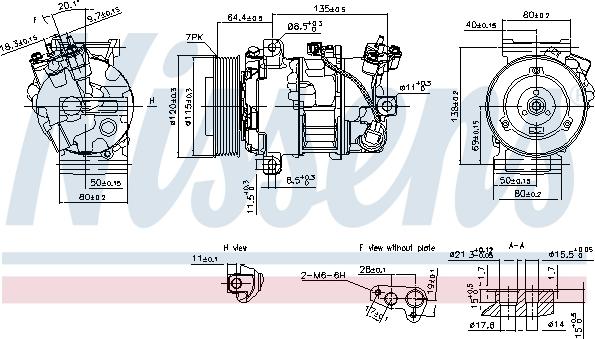 Nissens 890126 - Kompresorius, oro kondicionierius onlydrive.pro