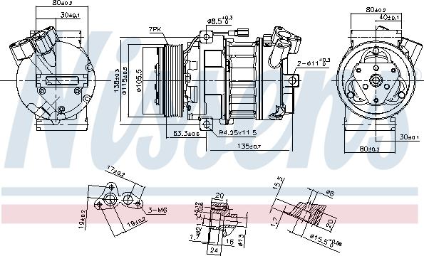 Nissens 890269 - Kompresorius, oro kondicionierius onlydrive.pro