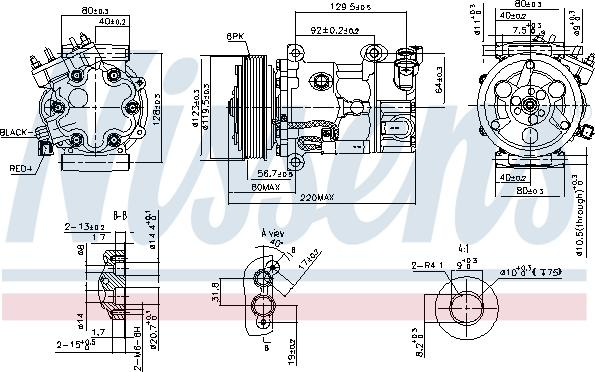 Nissens 890743 - Kompresors, Gaisa kond. sistēma onlydrive.pro