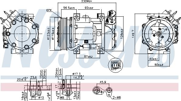 Nissens 89076 - Kompresorius, oro kondicionierius onlydrive.pro