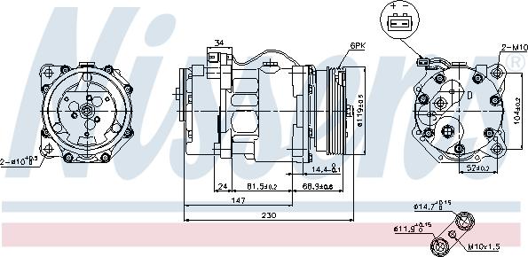 Nissens 89165 - Kompresorius, oro kondicionierius onlydrive.pro