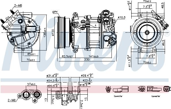 Nissens 891004 - Kompressor,kliimaseade onlydrive.pro