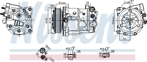 Nissens 89398 - Kompresors, Gaisa kond. sistēma onlydrive.pro