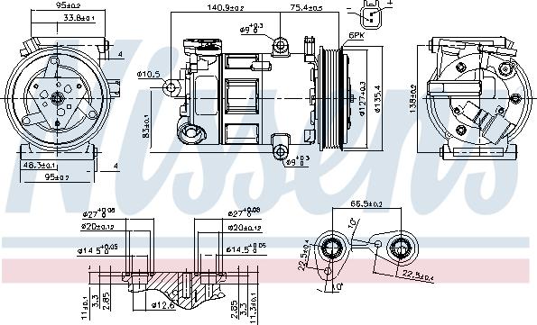 Nissens 89348 - Kompresorius, oro kondicionierius onlydrive.pro