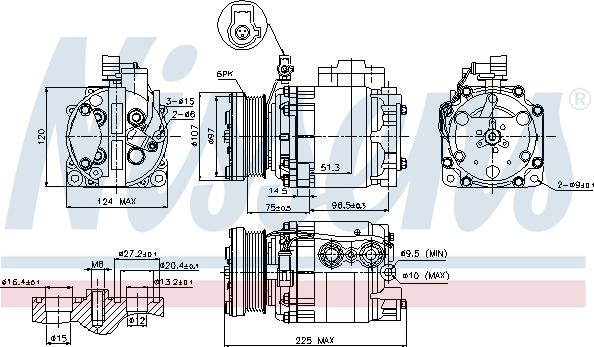 Nissens 89354 - Kompressor,kliimaseade onlydrive.pro