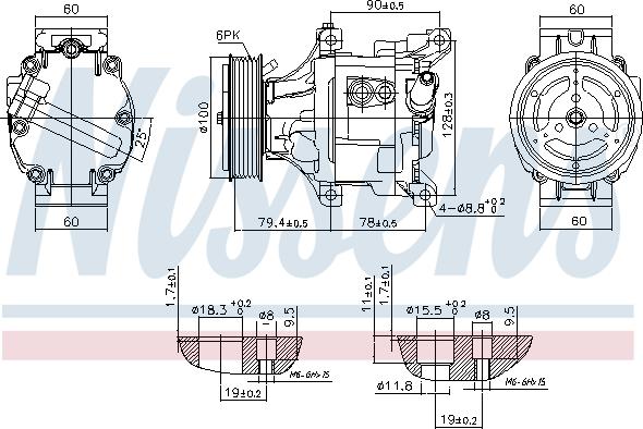 Nissens 89324 - Compressor, air conditioning onlydrive.pro