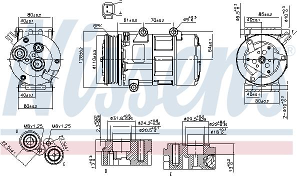 Nissens 89326 - Компрессор кондиционера onlydrive.pro