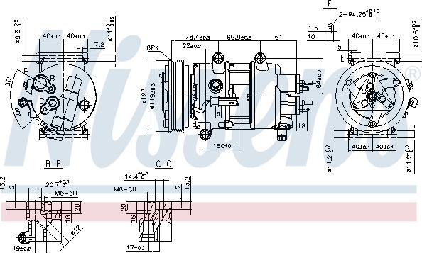 Nissens 89201 - Compressor, air conditioning onlydrive.pro