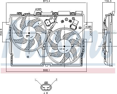 Nissens 85958 - Ventiliatorius, radiatoriaus onlydrive.pro