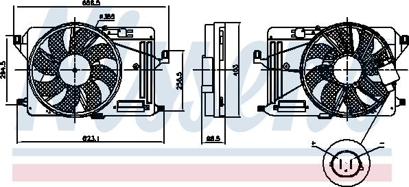 Nissens 85917 - Ventiliatorius, radiatoriaus onlydrive.pro