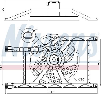 Nissens 85920 - Fan, radiator onlydrive.pro