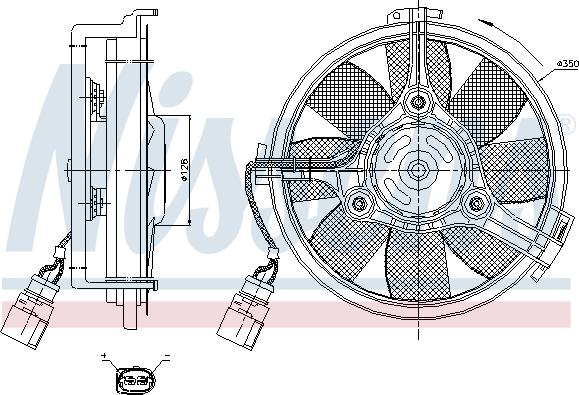 Nissens 85547 - Ventilators, Motora dzesēšanas sistēma onlydrive.pro