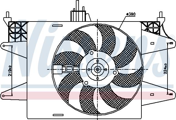 Nissens 85572 - Fan, radiator onlydrive.pro