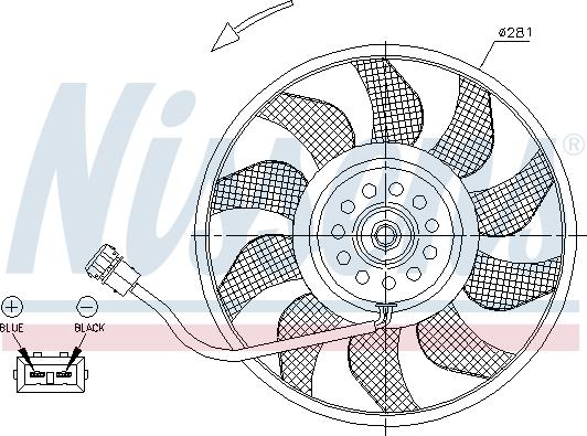 Nissens 85618 - Ventilators, Motora dzesēšanas sistēma onlydrive.pro