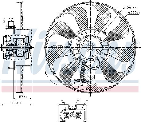 Nissens 85684 - Ventilators, Motora dzesēšanas sistēma onlydrive.pro