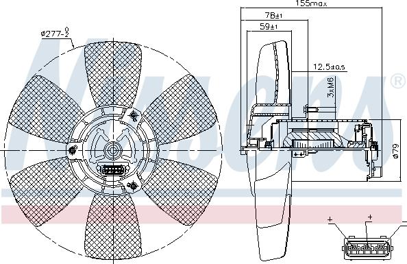 Nissens 85679 - Fan, radiator onlydrive.pro