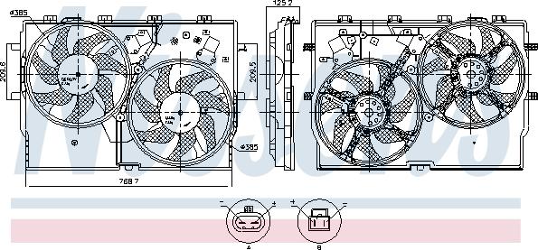 Nissens 850002 - Ventilaator,mootorijahutus onlydrive.pro