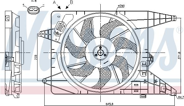 Nissens 85890 - Ventilaator,mootorijahutus onlydrive.pro