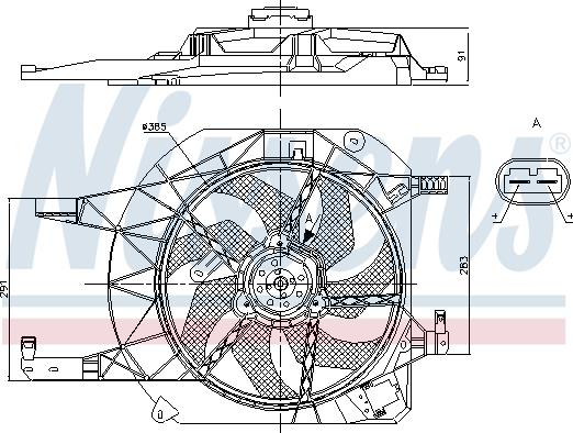 Nissens 85883 - Ventiliatorius, radiatoriaus onlydrive.pro