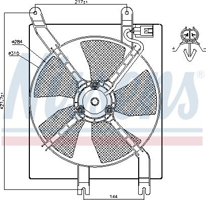 Nissens  85356 - Fan, radiator onlydrive.pro