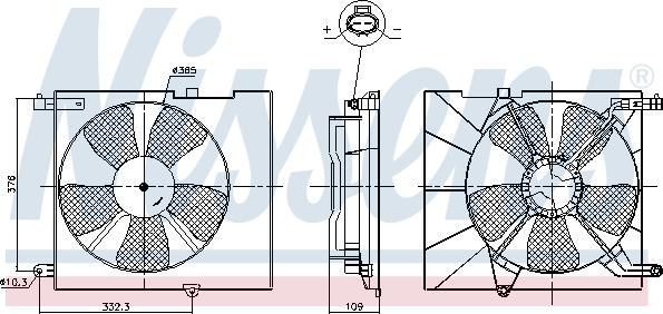 Nissens 85746 - Fan, radiator onlydrive.pro