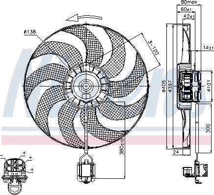 Nissens 85748 - Fan, radiator onlydrive.pro