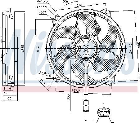 Nissens 85788 - Fan, radiator onlydrive.pro