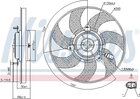 Nissens 85733 - Ventilaator,mootorijahutus onlydrive.pro