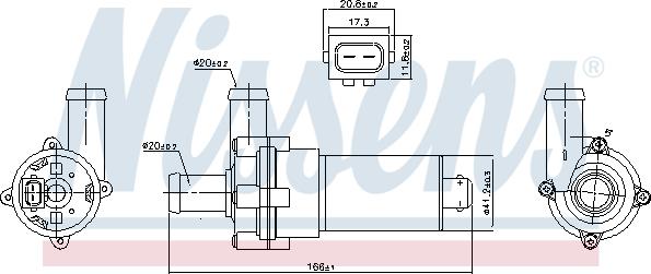 Nissens 831052 - Ūdenssūknis onlydrive.pro